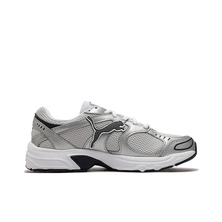 PUMA Axis Anti Slip Wear Resistant Low Top Casual Running Shoes Unisex Gray-1