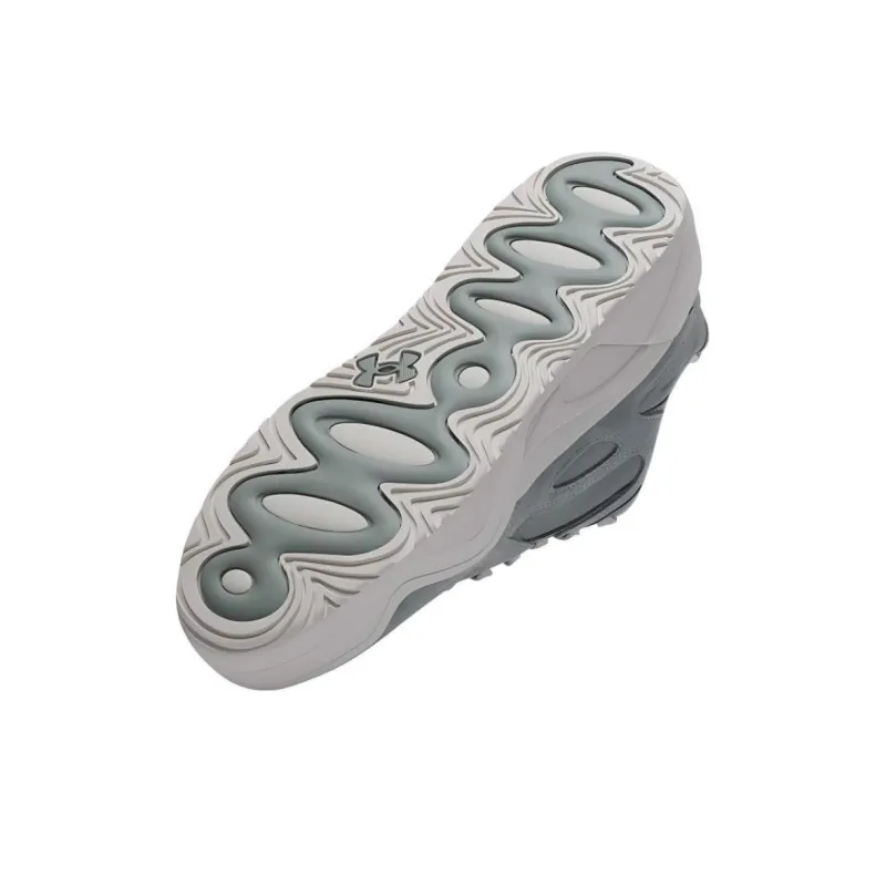 Under Armour Anti Slip Wear Resistant Low Top Casual Shoes Unisex Gray-4