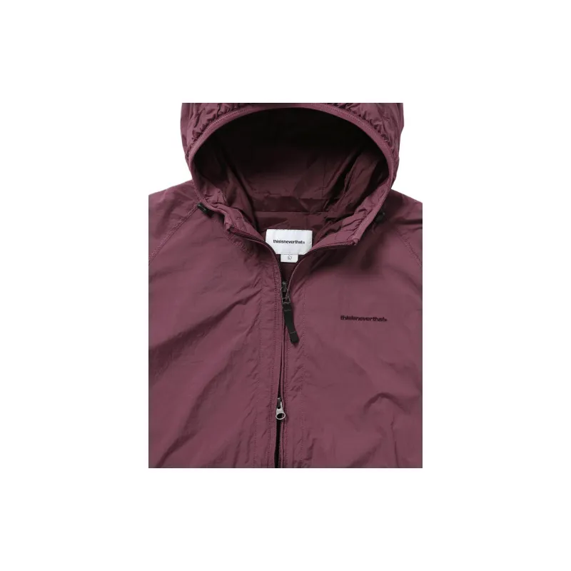 Thisisneverthat FW24 SP Logo Windbreaker Jacket Unisex Plum-2