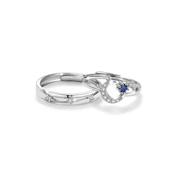 PHOENIXSILY 925 Sterling Silver Rings Unisex