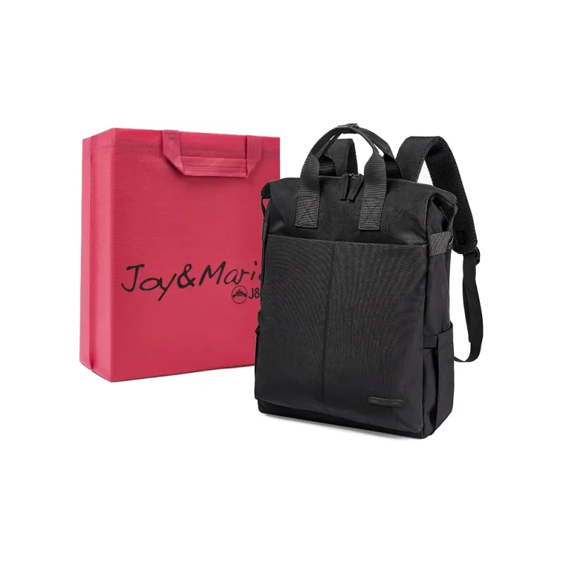 Joy&Mario Fabric Backpack Regular Unisex Camel Gray/Classic Black-4