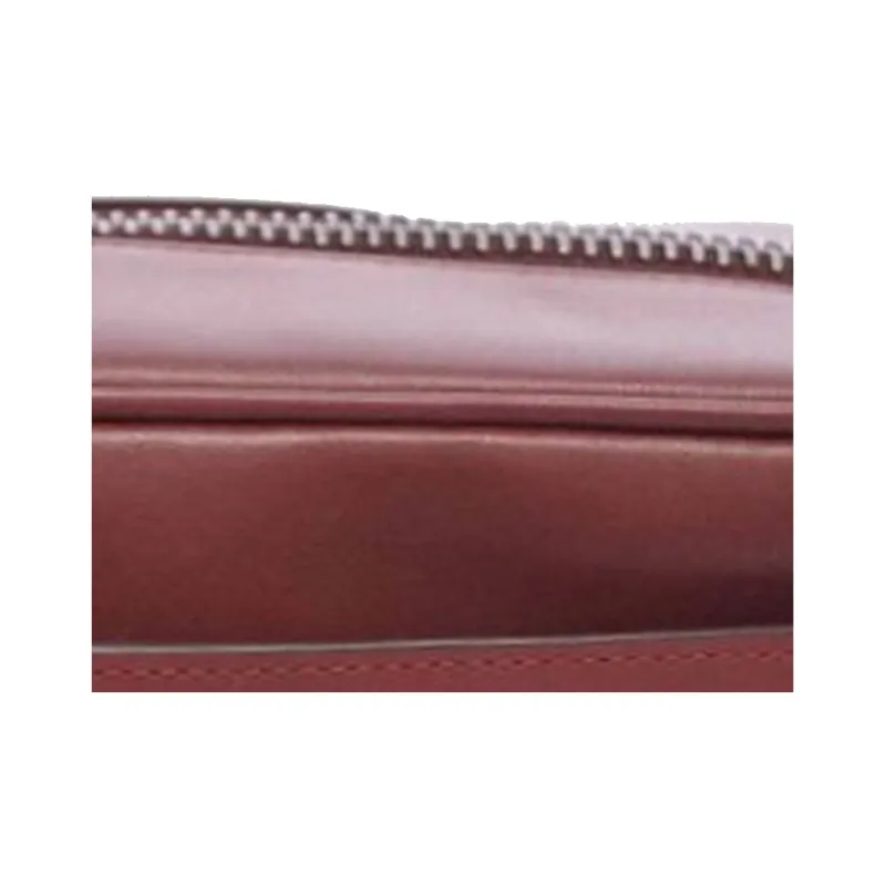 COACH Kitt Makeup Bags Red Brown-4