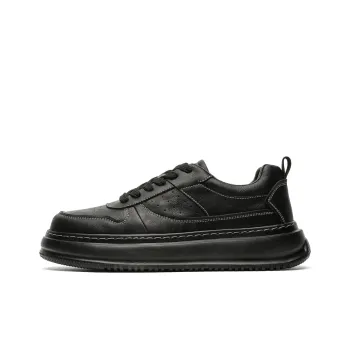 Fire Flying Fish Slip Resistant Height Increasing Wear Resistant Low Top Skateboard Shoes Men's