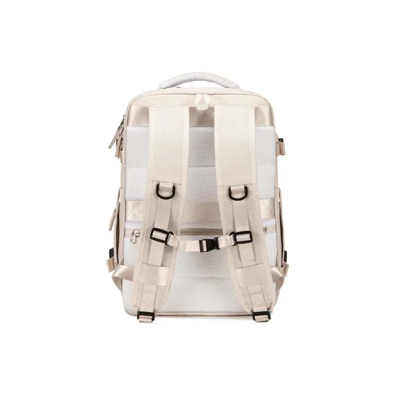 HLA Polyester Backpack Tubas Unisex White/Black/Mint Green-11