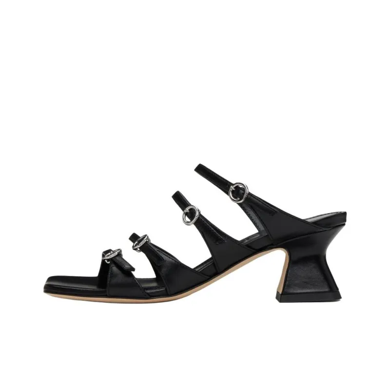 Aeyde Slide Slippers 5.5cm Women's Black-0