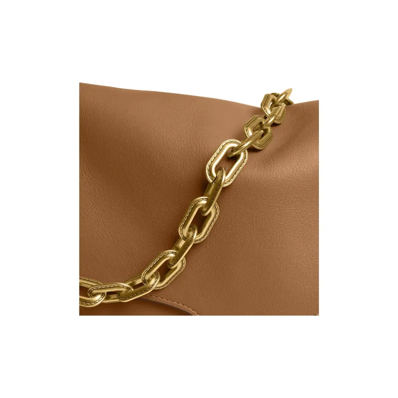 COACH ChainTabby Leather Crossbody Bag, Shoulder Bag Tubas Women's Honeys Brown-3