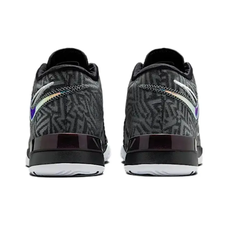 Nike Anti-Slip Wear-Resistant Low-Top Basketball Shoes Men's Black-2