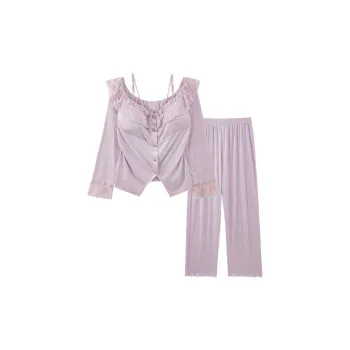 Sleeping Beauty Pajama Set Women's Light Purple