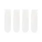 ③ Winter/Spring Fleece-Lined Wool Socks Combination (White+White+White+White)