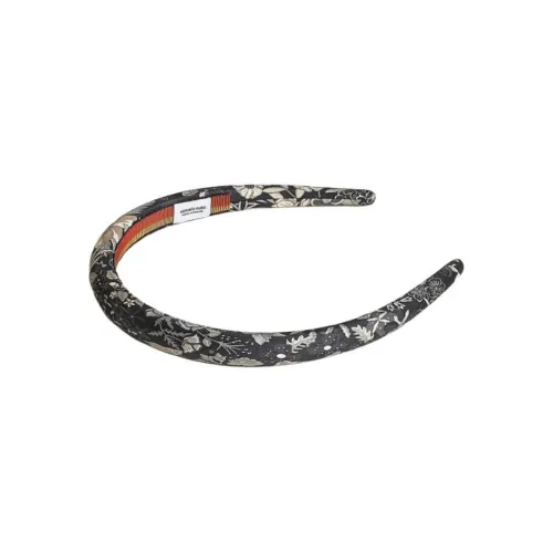 HERMES Silk Headbands Women's Black