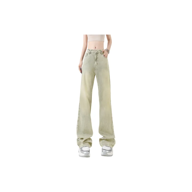 HOKLV Jeans Unisex Black-6