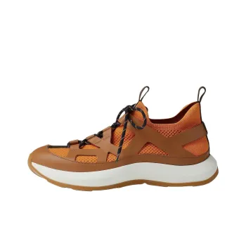 HERMES Katana Low-Top Casual Shoes Men's Brown