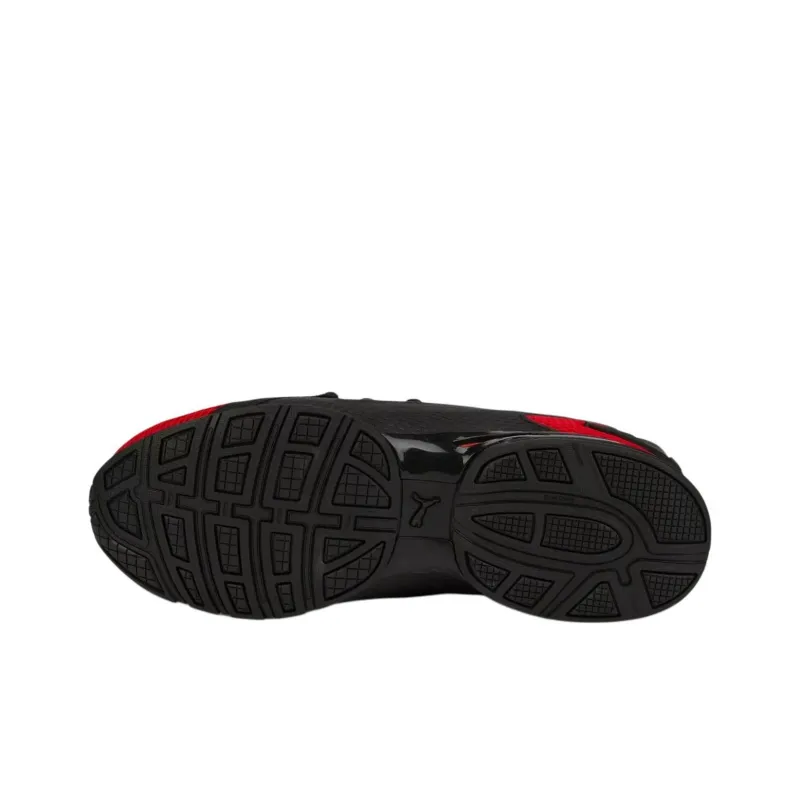 PUMA Ion Energy Anti Slip Wear Resistant Low Top Running Shoes Men's Red Black-4