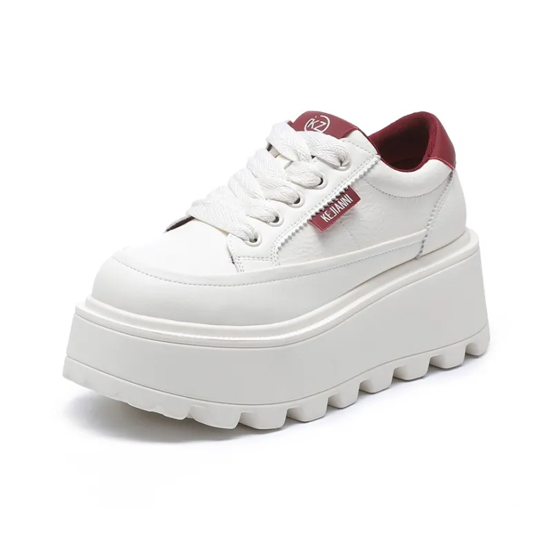 KEJIANNI Cushioned Wear-Resistant Lightweight Moisture-Wicking Low-Top Skateboard Shoes Women's-7