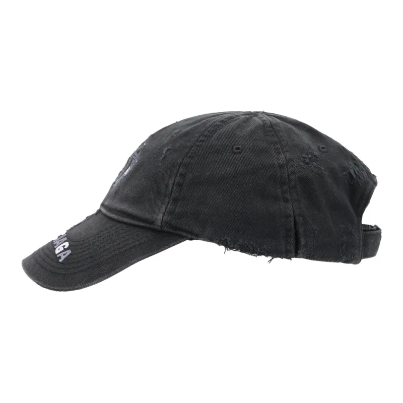 Balenciaga Bb Laurel Destroyed Piercing Cap-1