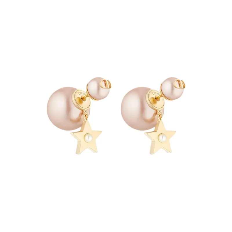 DIOR Metal Earrings Women's Pink-0