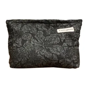 Boniu Jacquard Makeup Bag Regular Women's Black/White/Champagne/Lake Blue