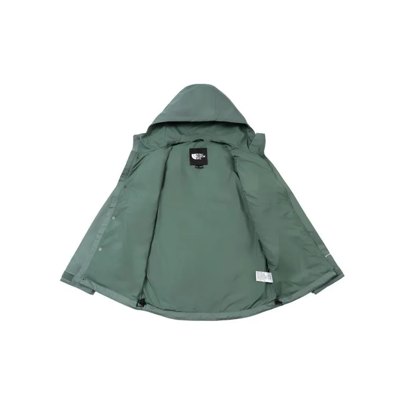 THE NORTH FACE City Outdoor Collection REIGN On Water-Resistant Windbreaker Jacket Men's Duck Green-1