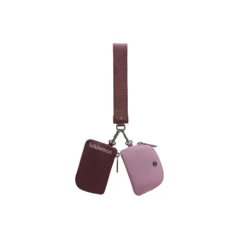 Lululemon Recycled Nylon Clutch Women's Plum Color With Lavender