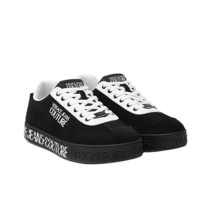 VERSACE JEANS COUTURE Court 88 Low Top Skateboard Shoes Men's Black-2