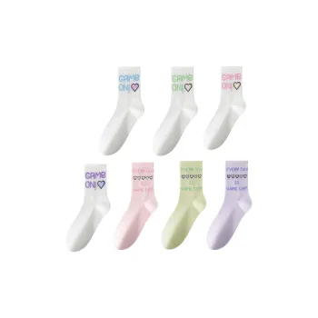 Yalu Mid Calf Socks Women's Combo Set
