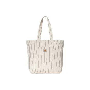 Carhartt WIP Cotton Tote Bag, Shopping Bag, Handbag, Shoulder Bag Unisex White
