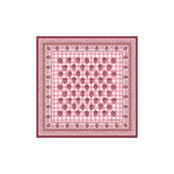 LONGCHAMP Silk Scarves Women's Pink