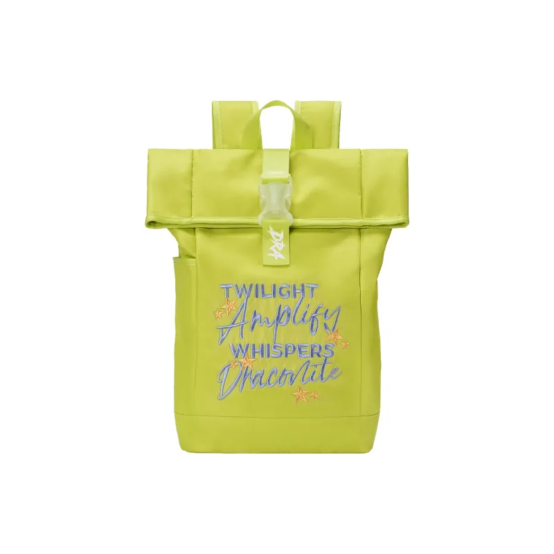 DRACONITE Polyester Students Backpack Regular Unisex Lime Neon Green-14