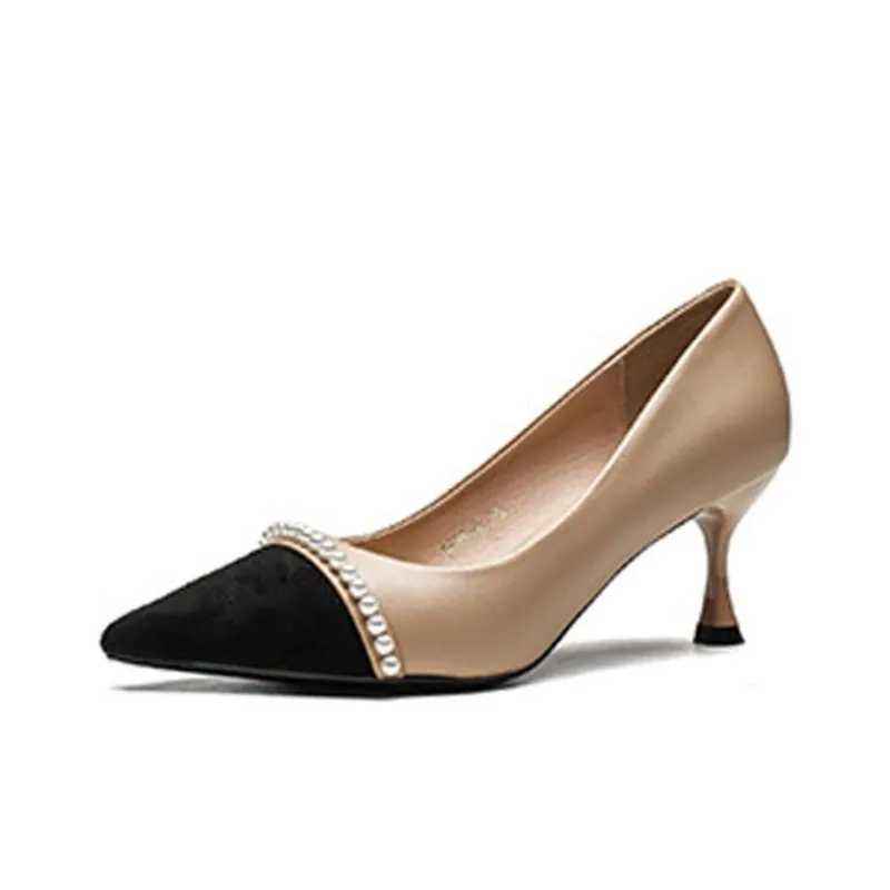Than Than Me Slim Heel High Heels Women's-8