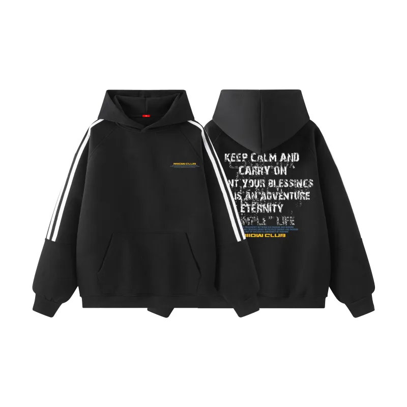 MIIOW Trend Party Series Sweatshirt Unisex Navy Blue-10