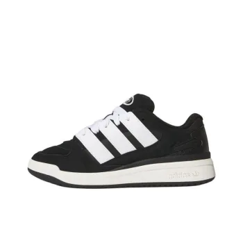 Adidas Originals FORUM 2000 Anti Slip Wear Resistant Low Top Skateboard Shoes Unisex Black White