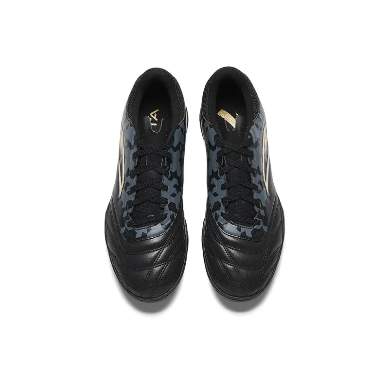 Anta TF Rubber Broken Studs Abrasion-Resistant Slip-Resistant Soccer Shoes Men's Black Gray-2