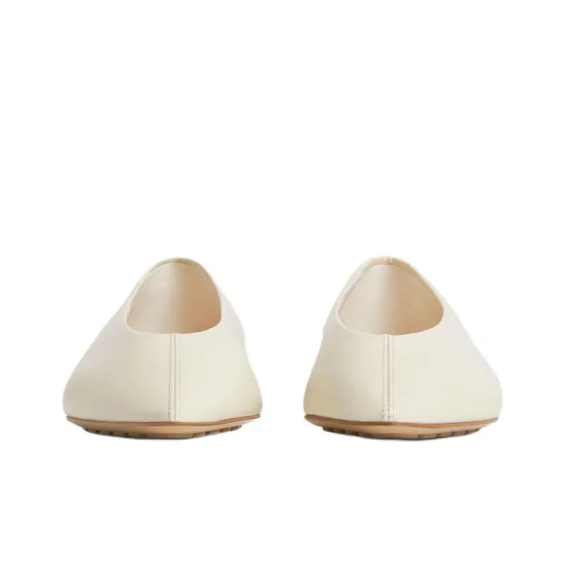 Bottega Veneta Sofia Casual Single Shoes Women's White-2