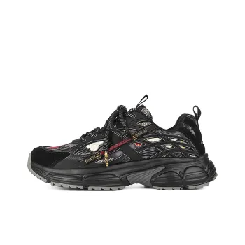 AMICNIEGD Breathable Height Increasing Slip Resistant Low Top Chunky Sneakers Unisex Black