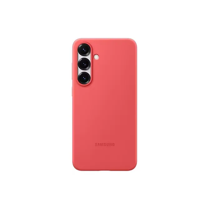 SAMSUNG Silicone Material Fashion Comfortable Silky Soft Phone Cases Compatible With Galaxy S25 Collection Solid Color-11