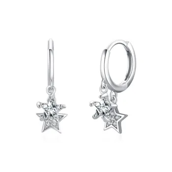 SWEET PLANET S925 Silver Earrings Unisex