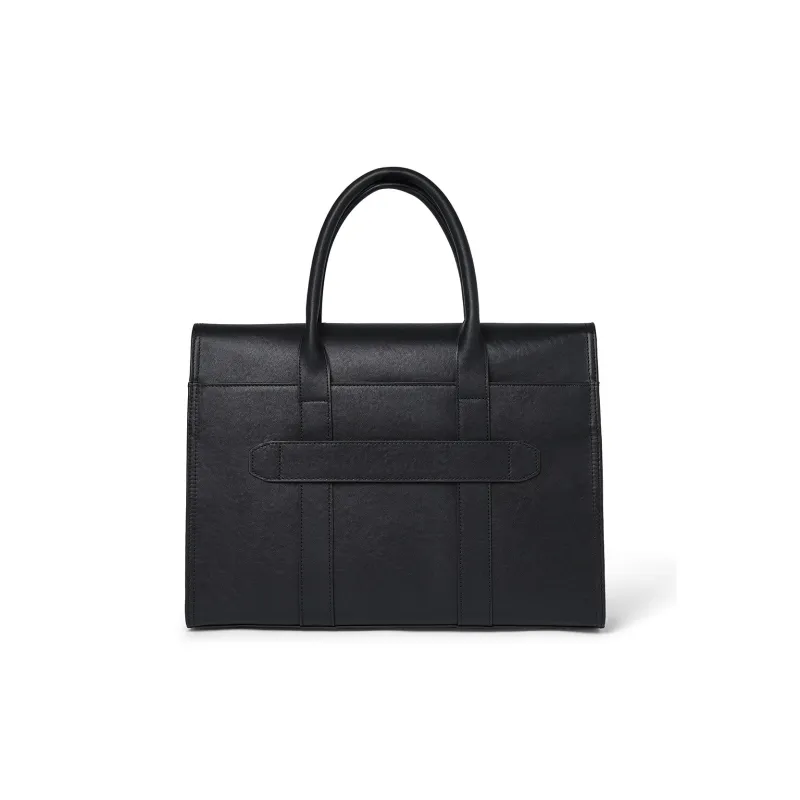 ROBERTA DI CAMERINO Cow Leather Briefcase Regular Men's Black-3