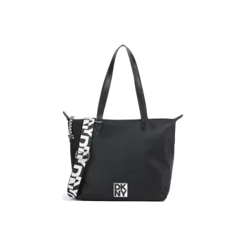 DKNY Nylon Tote Bag Shopping Bag Handbag Shoulder Bag Women's Black
