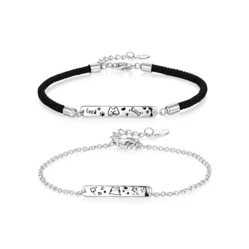 KADER 925 Sterling Silver Bracelets Unisex