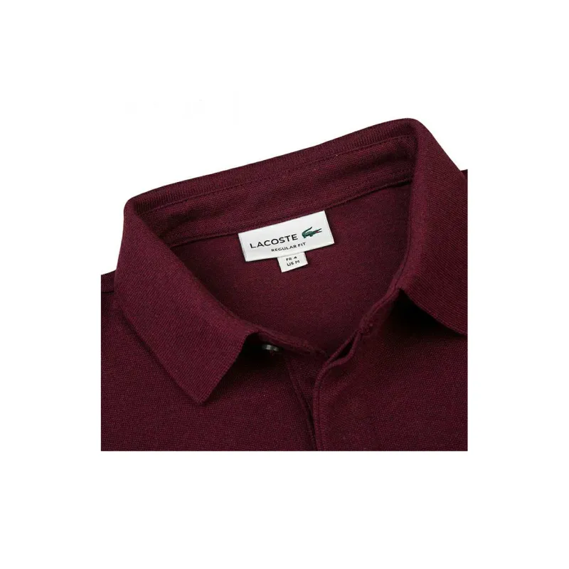 LACOSTE Polo Shirt Men's Dark Red-3