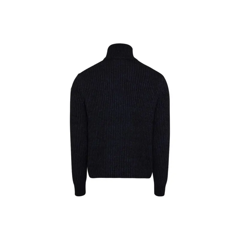 Moncler Zip-Up Logo Patch Padded Cardigan-1
