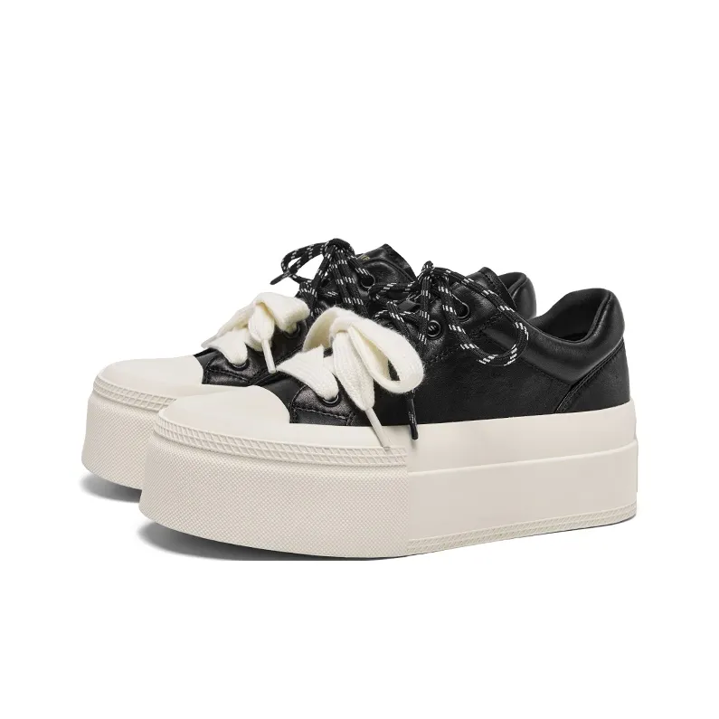 CHERYKALLY Urban Stroll Anti-Slip Wear-Resistant Lightweight Breathable Low-Top Skateboard Shoes Women's-7