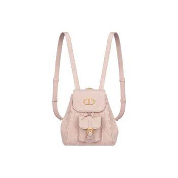 DIOR Caro Sheepskin Backpack Regular Women's Rouge Pink