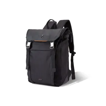 GYXX Nylon Backpack Laptop Bag Regular Men's Radiant Black/Alpine Green