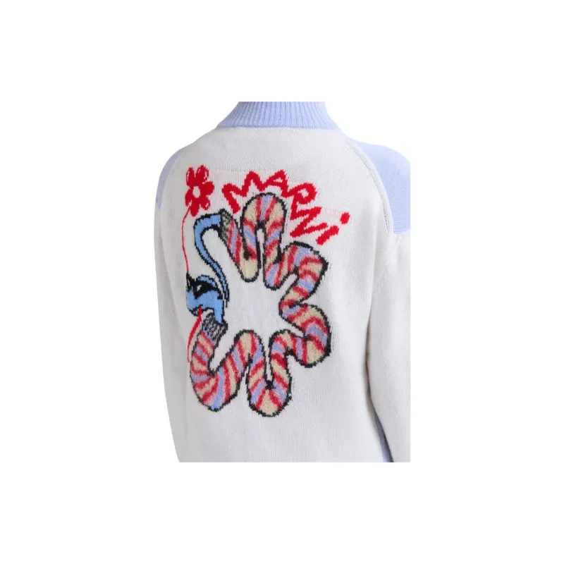 MARNI Intarsia Cardigan-3