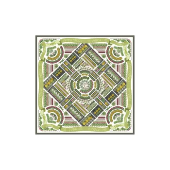 LONGCHAMP Silk Scarves Women's Green