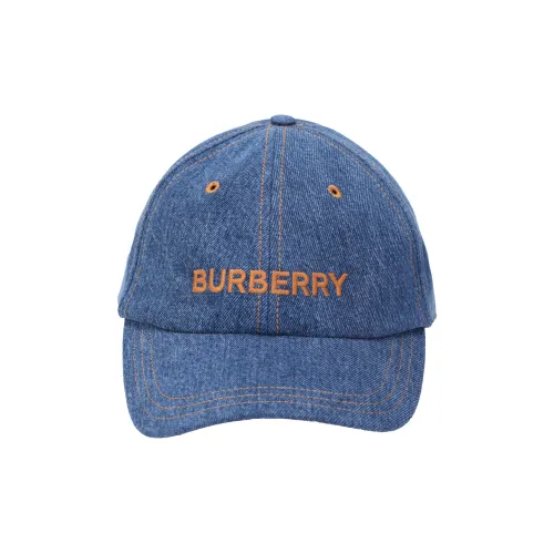 Burberry Embroidered Logo Denim Baseball Cap