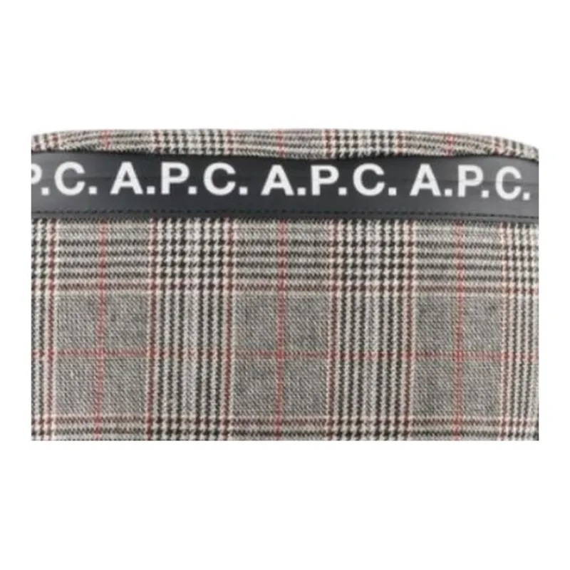 A.P.C Polyester Fanny Pack Men's Plaid-2