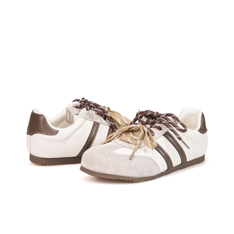 Joy&Mario Lightweight Low-Top Casual Shoes Women's Brown-3