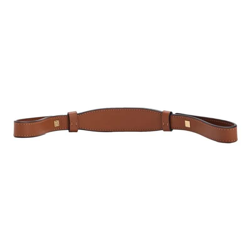 LOEWE Cow Leather Shoulder Strap Bag Strap Women's Tan-1